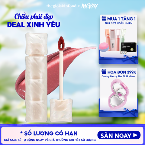 Son Phao Kem Lì Mềm Mịn Như Bơ, Lâu Trôi Merzy Puffer Mellow Tint 3.7g
