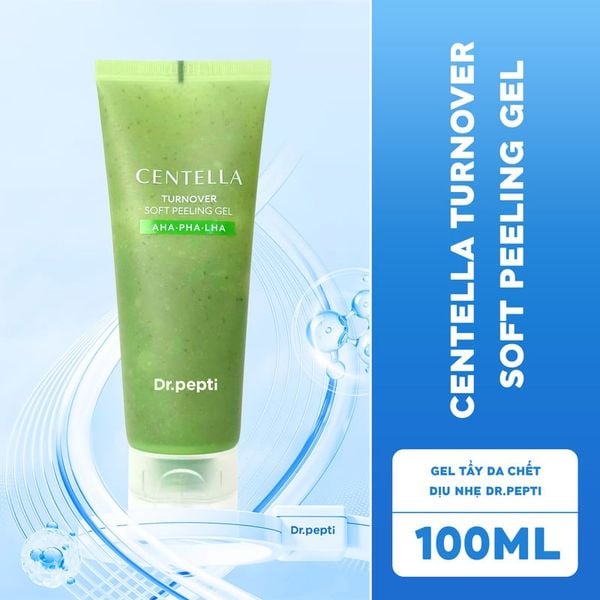  Gel Tẩy Da Chết Dr.Pepti Dịu Nhẹ Centella Turnover Soft Peeling Gel 100ml 