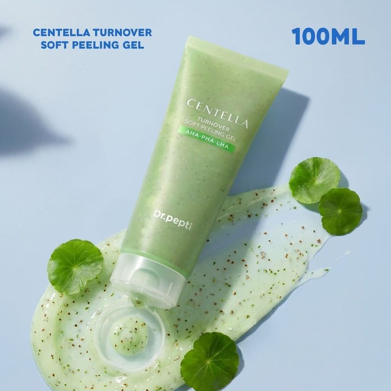 Gel Tẩy Da Chết Dr.Pepti Dịu Nhẹ Centella Turnover Soft Peeling Gel 100ml