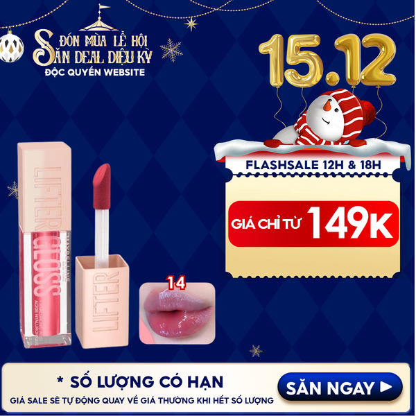  Son Bóng Cho Môi Maybelline Căng Mọng New York Lifter Gloss - Lip Gloss 5.4ml 
