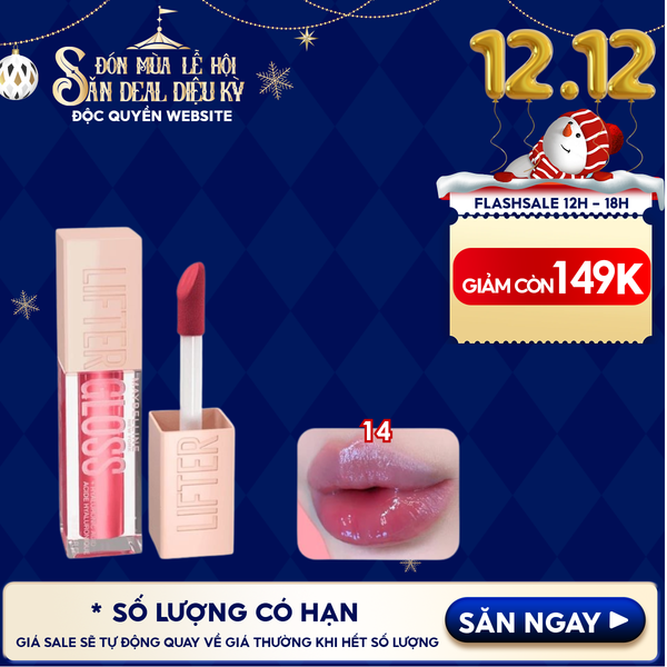  Son Bóng Cho Môi Maybelline Căng Mọng New York Lifter Gloss - Lip Gloss 5.4ml 