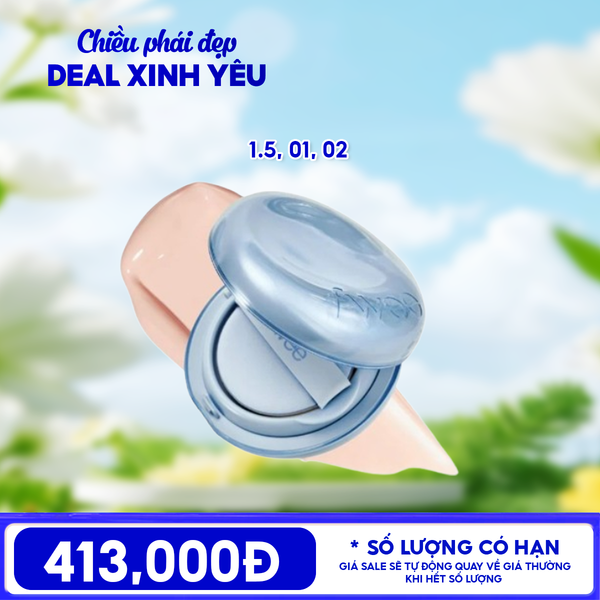  Phấn Nước fwee Cấp Ẩm, Da Căng Bóng, Che Phủ Tốt Glass Natural Cushion 15g 