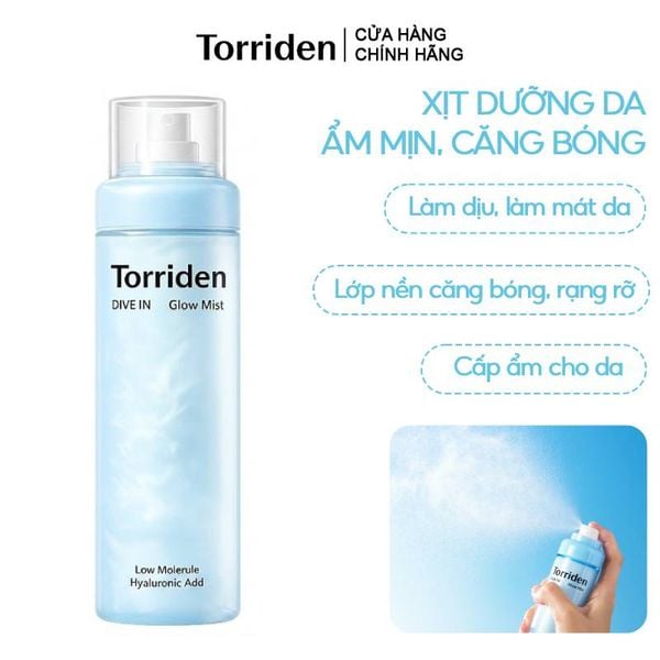  Xịt Dưỡng Căng Bóng Da Torriden Dive In Glow Mist 120ml 