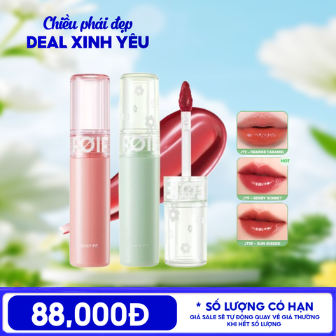 Son Tint Bóng FOIF Thuần Chay, Ẩm Mọng, Bền Màu Juicy Fit Tint