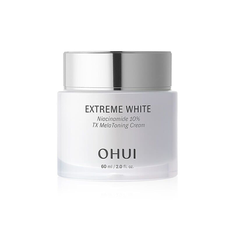 Kem Dưỡng OHUI Hỗ Trợ Dưỡng Sáng Chuyên Sâu Extreme White Niacinamide 10% TX MelaToning Cream 60ml