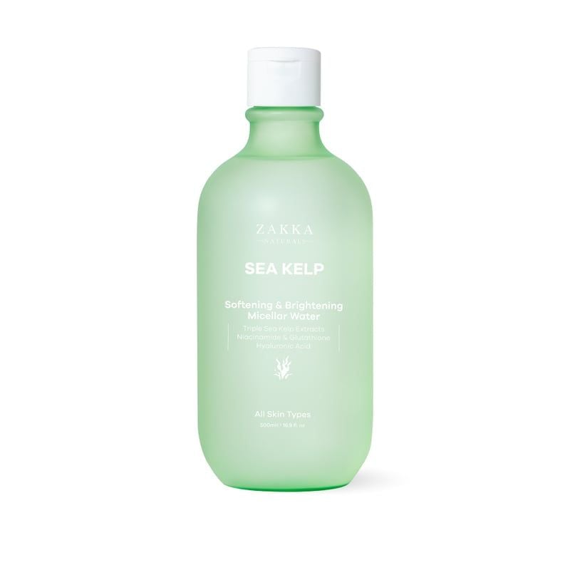 Nước Tẩy Trang Zakka Naturals Tảo Biển, Làm Sạch Dưỡng Ẩm Da  Sea Kelp Softening & Brightening Micellar Water 500ml