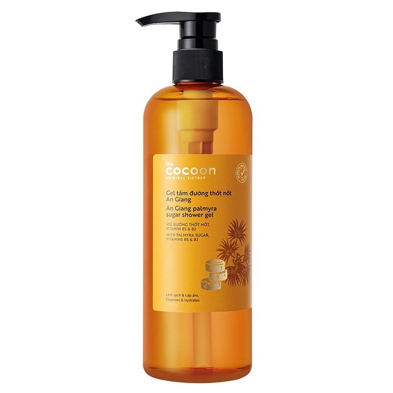 Gel Tắm Đường Thốt Nốt Cocoon An Giang Palmyra Sugar Shower Gel 500ml