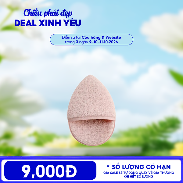  Bông Mút Rửa Mặt Xỏ Ngón TOOLA Làm Sạch Sâu Face Sponge - BT-TLA086 