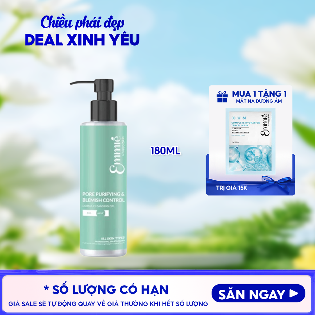 Dung Dịch Tẩy Tế Bào Chết Emmié by Happyskin Exfoliating Solutions Toner 7% AHA + PHA 140ml