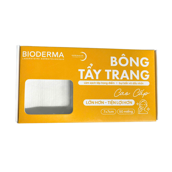  [Gift] Hộp bông tẩy trang Bioderma 50 Miếng -  Giá trị 150k 