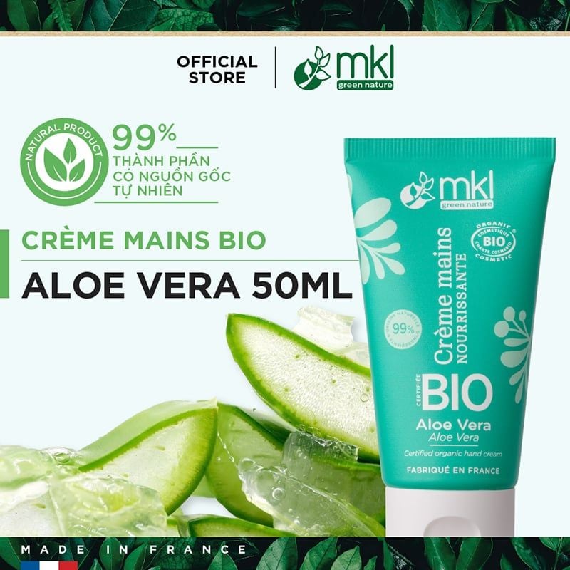 Kem Dưỡng Da Tay MKL Cấp Ẩm Cho Da Mềm Mại Certified Organic Hand Cream 50ml