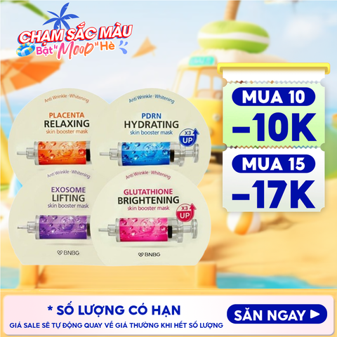 Mặt Nạ BNBG Cấp Ẩm, Hỗ Trợ Dưỡng Trắng, Phục Hồi Da Skin Booster Mask 30ml