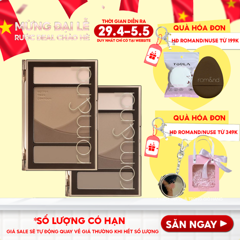 Bảng Tạo Khối 5 Ô Màu Romand Better Than Contour 20.5g