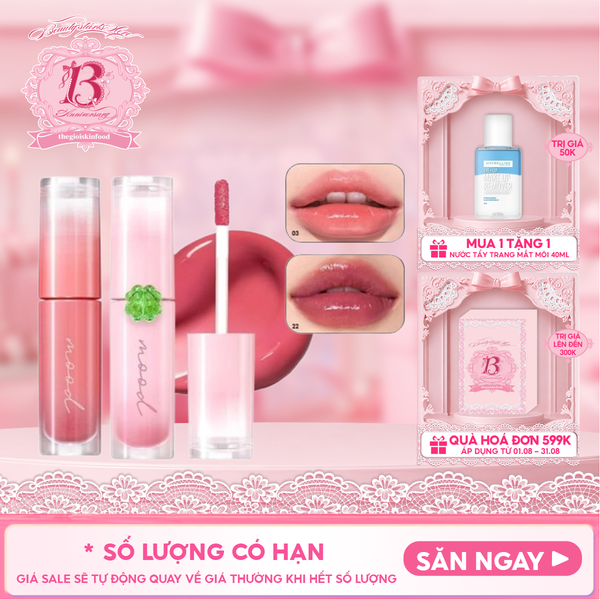  Son Tint Bóng Peripera Cho Môi Căng Mọng Ink Mood Glowy Tint 4g 