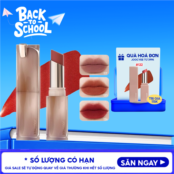  Son Thỏi Joocyee Mịn Lì Muddy Rouge 3.2g 