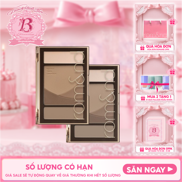  Bảng Tạo Khối 5 Ô Màu Romand Better Than Contour 20.5g 