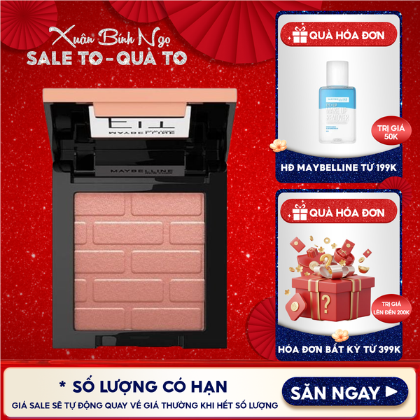  Má Hồng Maybelline Dạng Nén, Mịn Lì Chuẩn Màu Fit Me Mono Blush 4.5g 