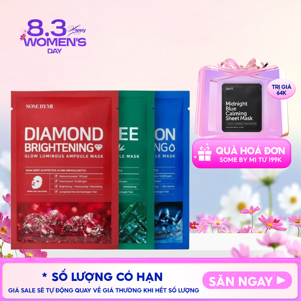  Mặt Nạ Giấy Some By Mi Làm Dịu, Hỗ Trợ Cải Thiện Mụn, Dưỡng Sáng Da Cao Cấp Hàn Quốc Mask Sheet 
