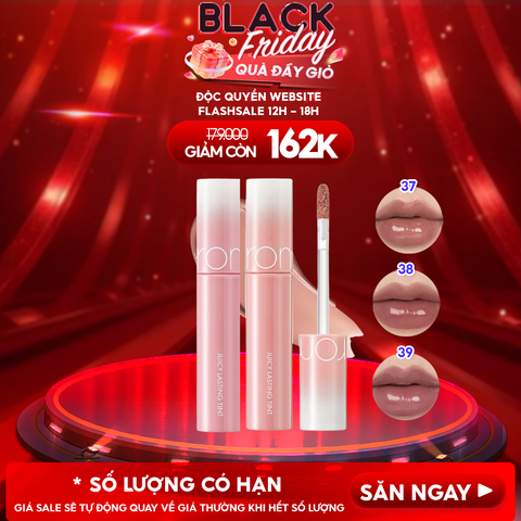 [Màu 1-39] Son Tint Lì Romand Căng Bóng The Juicy Lasting Tint