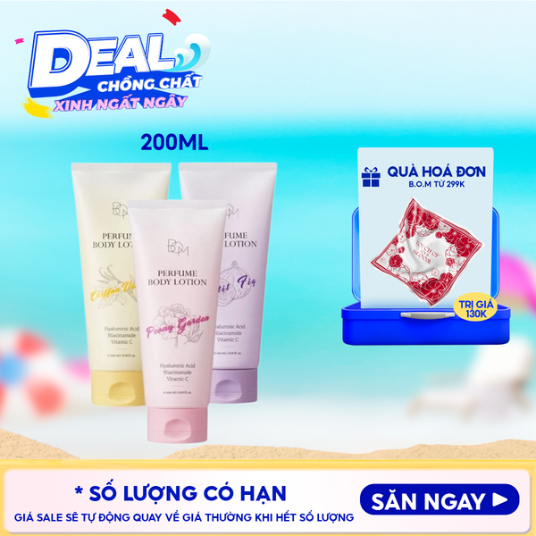  Sữa Dưỡng Thể B.O.M Hương Nước Hoa Perfume Body Lotion 200ml 