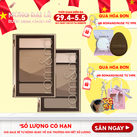 Bảng Tạo Khối 5 Ô Màu Romand Better Than Contour 20.5g
