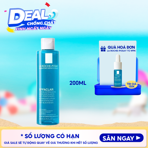 Nước Cân Bằng Cho Da Dầu La Roche-Posay Effaclar Lotion Astringente 200ml