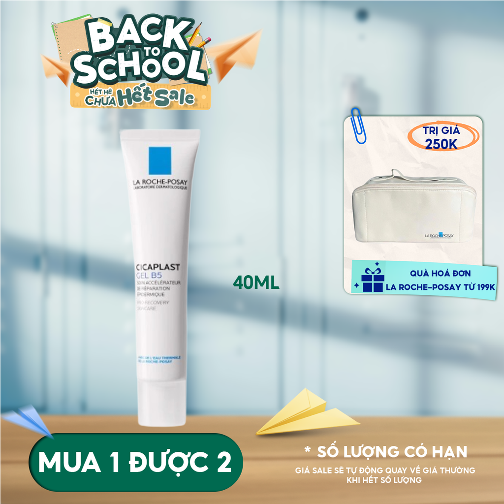 Kem Dưỡng La Roche-Posay Mờ Sẹo, Cải Thiện Da Cicaplast Gel B5 Epidermal Recovery Accelerator Skincare