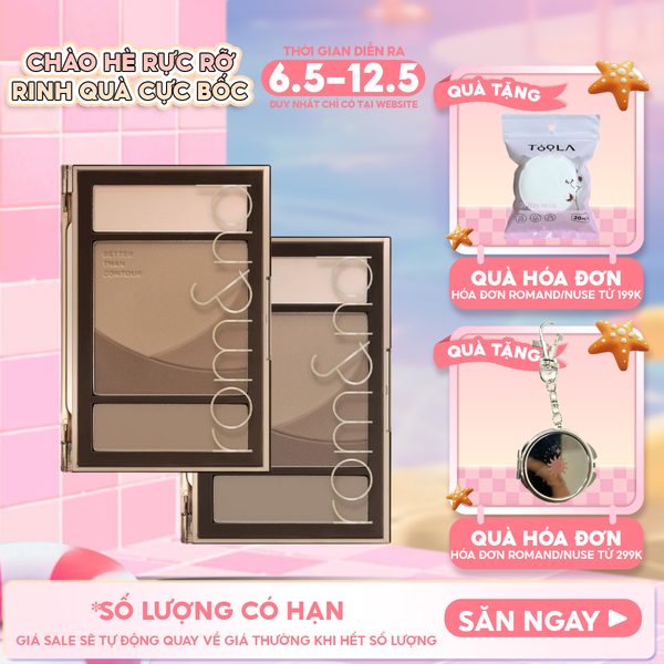  Bảng Tạo Khối 5 Ô Màu Romand Better Than Contour 20.5g 
