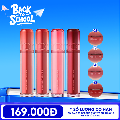 [Màu 1-39] Son Tint Lì Romand Căng Bóng The Juicy Lasting Tint