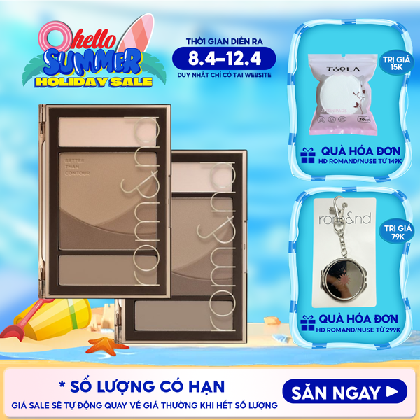  Bảng Tạo Khối 5 Ô Màu Romand Better Than Contour 20.5g 