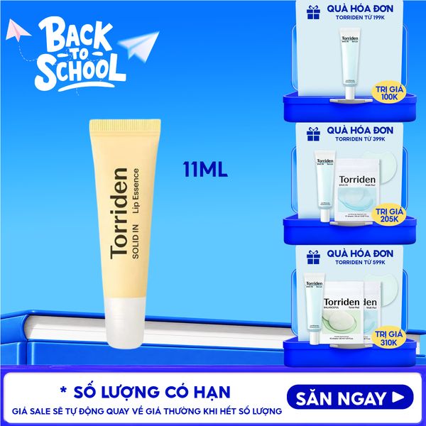  Tinh Chất Dưỡng Môi Torriden Căng Mọng, Cấp Ẩm Solid-In Lip Essence 11ml 