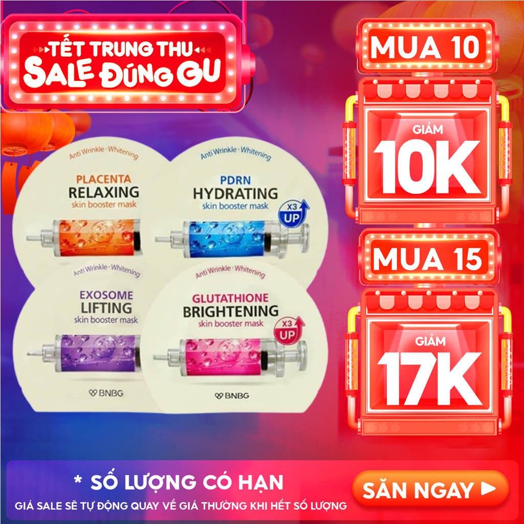 Mặt Nạ BNBG Cấp Ẩm, Hỗ Trợ Dưỡng Trắng, Phục Hồi Da Skin Booster Mask 30ml