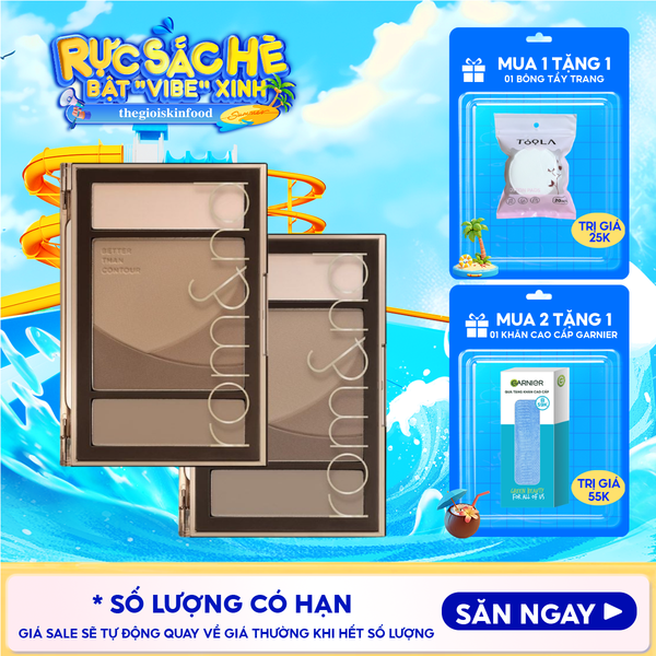  Bảng Tạo Khối 5 Ô Màu Romand Better Than Contour 20.5g 