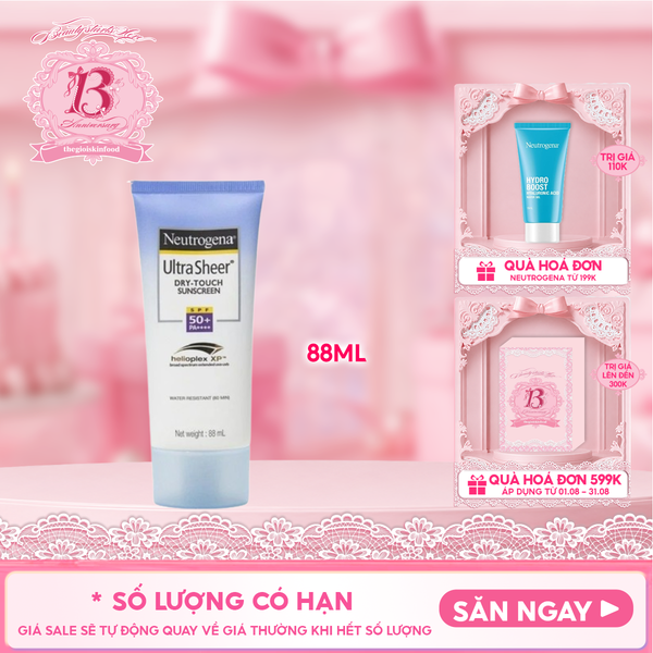  Kem Chống Nắng Neutrogena Ultra Sheer Dry-Touch Sunscreen SPF 50 88ml 