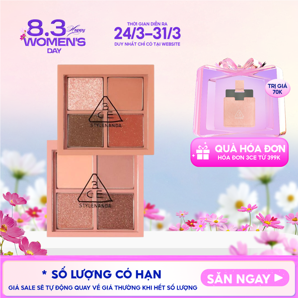  Bảng Phấn Mắt 4 Màu 3CE Mini Multi Eye Color Palette 3.2g 