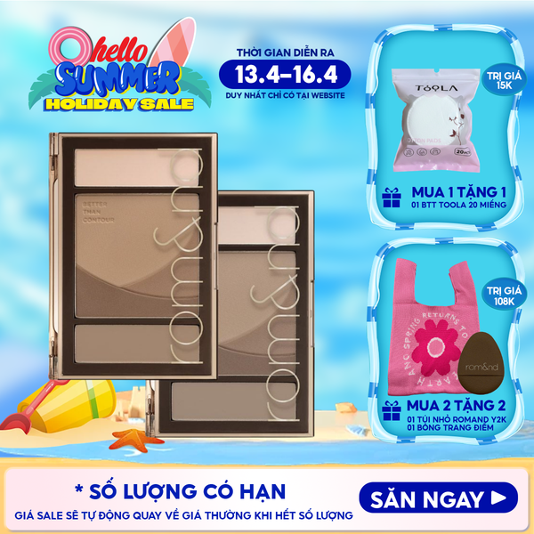 Bảng Tạo Khối 5 Ô Màu Romand Better Than Contour 20.5g 