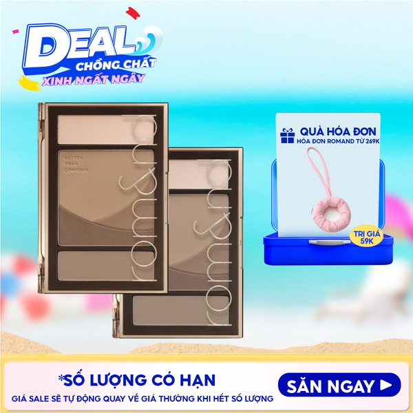  Bảng Tạo Khối 5 Ô Màu Romand Better Than Contour 20.5g 
