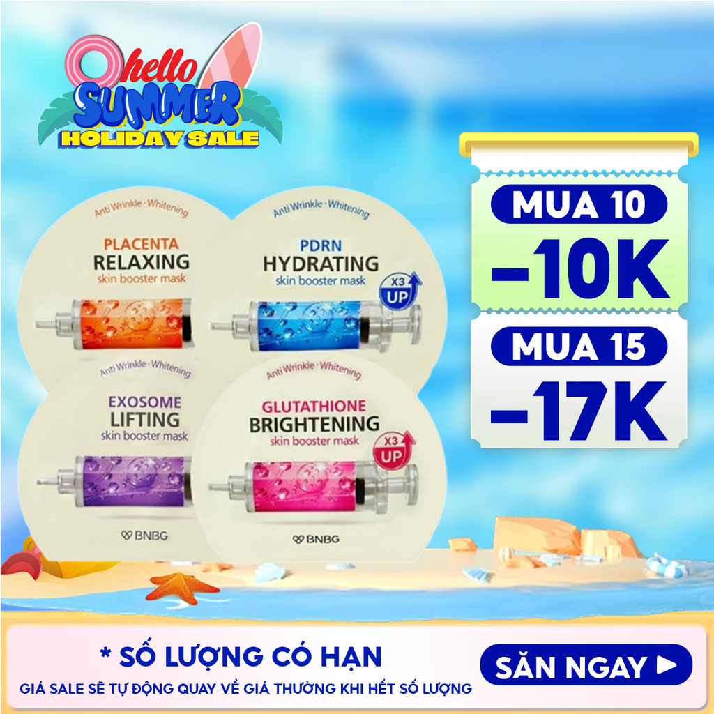 Mặt Nạ BNBG Cấp Ẩm, Hỗ Trợ Dưỡng Trắng, Phục Hồi Da Skin Booster Mask 30ml