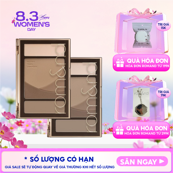  Bảng Tạo Khối 5 Ô Màu Romand Better Than Contour 20.5g 