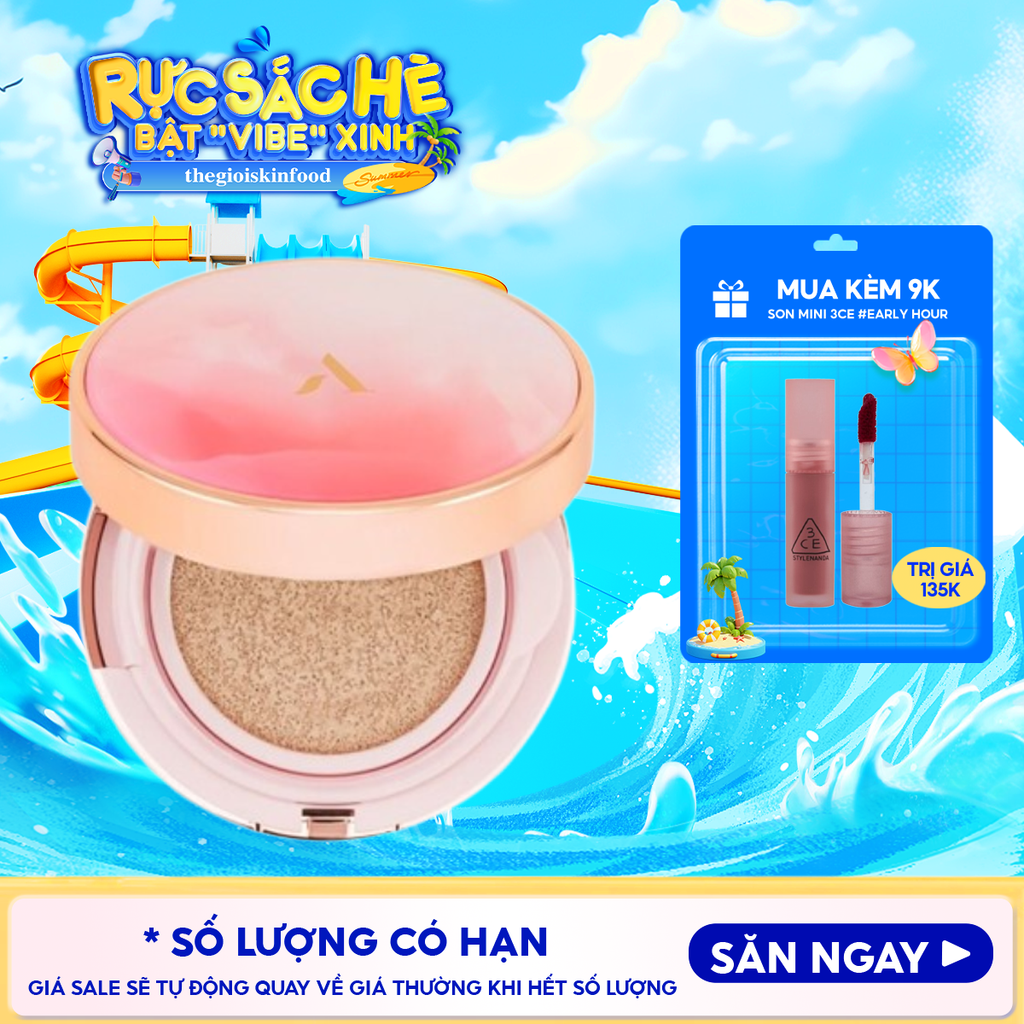 Cushion Chống Nắng Che Phủ Cao Aperire Day Dream Cover Cushion SPF50+/PA++++