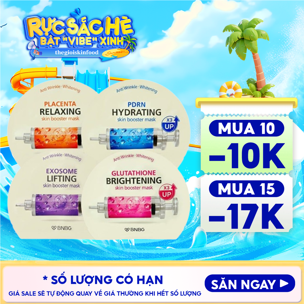 Mặt Nạ BNBG Cấp Ẩm, Hỗ Trợ Dưỡng Trắng, Phục Hồi Da Skin Booster Mask 30ml