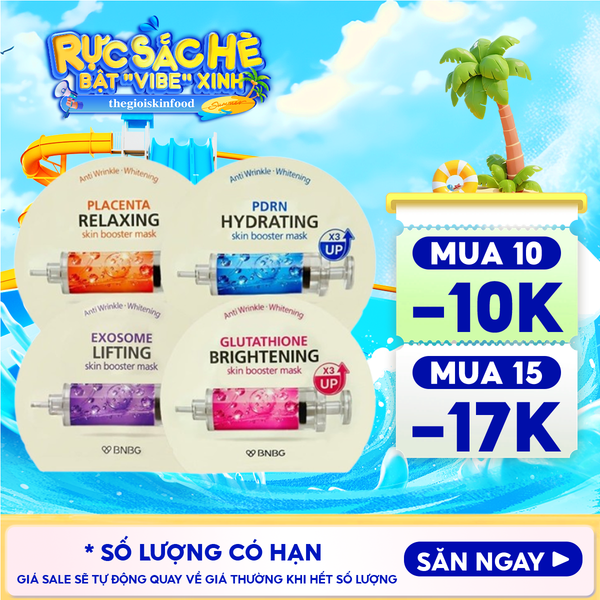  Mặt Nạ BNBG Cấp Ẩm, Hỗ Trợ Dưỡng Trắng, Phục Hồi Da Skin Booster Mask 30ml 