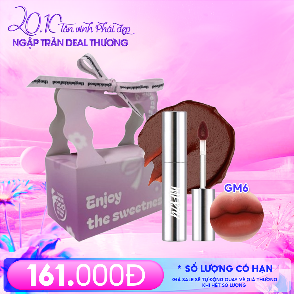 Combo Quà Tặng 20/10: Combo Túi Hộp Nhỏ Enjoy The Sweetness Và Son Môi Merzy