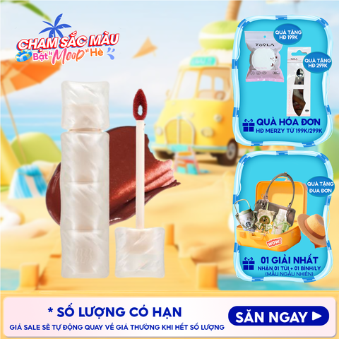 [NEW] Son Phao Kem Lì Mềm Mịn Như Bơ, Lâu Trôi Merzy Puffer Mellow Tint 3.7g