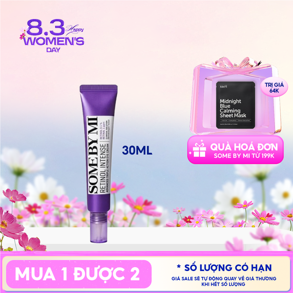  Kem Dưỡng Mắt Some By Mi Cải Thiện Quầng Thâm, Hỗ Trợ Dưỡng Sáng Da Retinol Intense Advanced Triple Action Eye Cream 30ml 