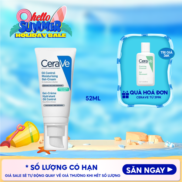  Sữa Dưỡng Chống Nắng Cerave Hỗ Trợ Phục Hồi Da Facial Moisturising Lotion AM 52ml 