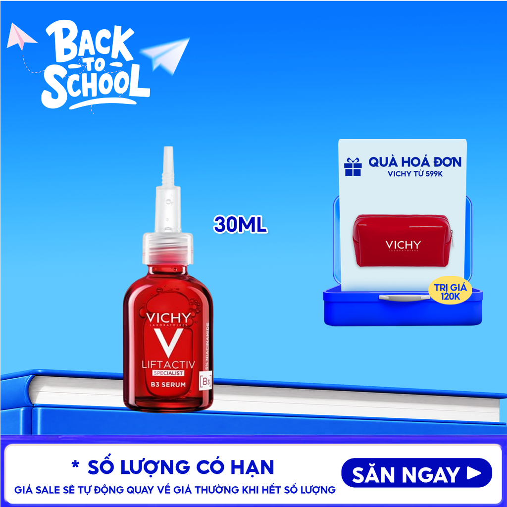 Tinh Chất Giúp Cải Thiện & Ngăn Ngừa Thâm Nám Đốm Nâu Toàn Diện Vichy Liftactiv B3 Dark Spots Serum 30ml