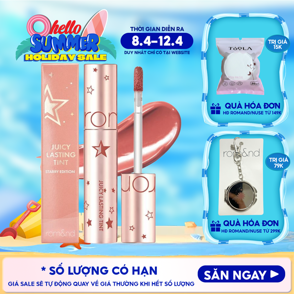  [Juicy Lasting Tint Starry Edition - Màu 23] Son Tint Lì Romand Juicy Lasting Tint Starry Edition 5.5g 