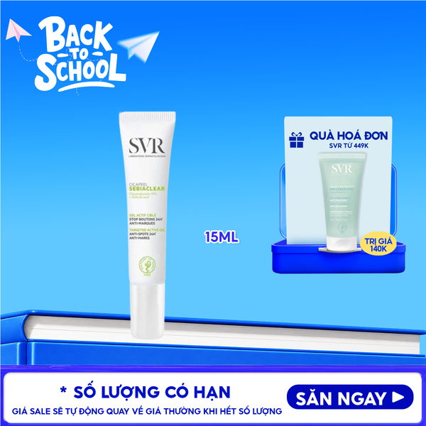  Kem Chấm Mụn SVR Dạng Gel Sebiaclear Cicapeel 15ml 