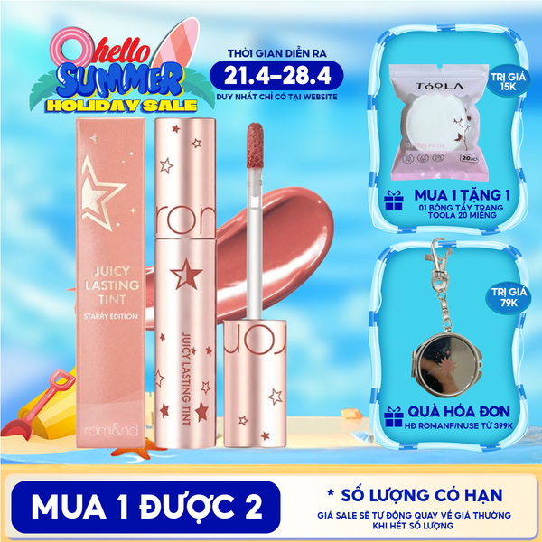  [Juicy Lasting Tint Starry Edition - Màu 23] Son Tint Lì Romand Juicy Lasting Tint Starry Edition 5.5g 